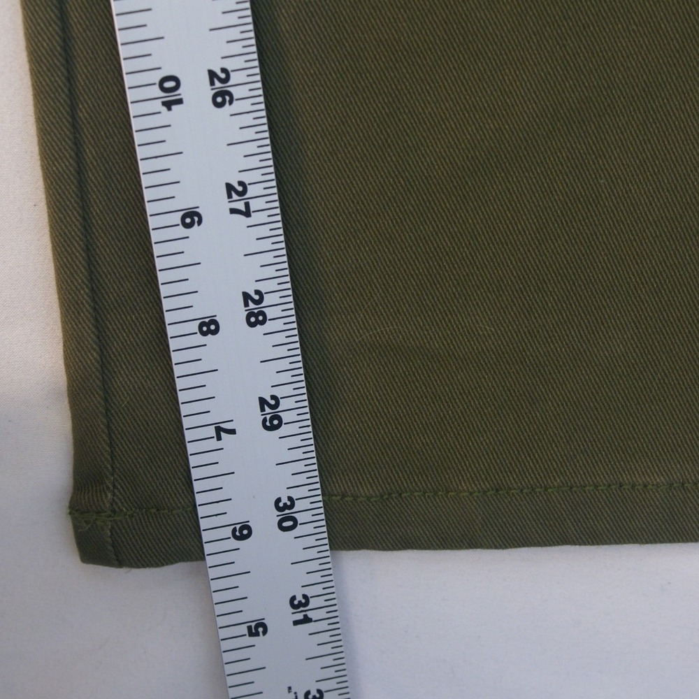 Gloria Vanderbilt Amanda Slimming Tapered Leg Jeans Olive Green 12 Average NWT - Picture 10 of 10